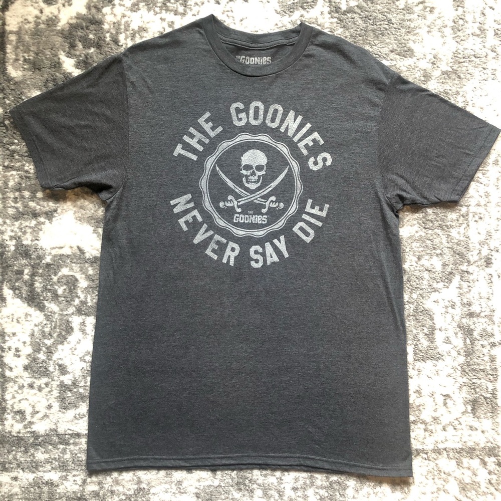 The Goonies Never Say Die t-Shirt L Gray Crewneck